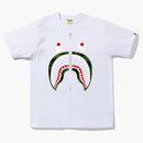 Bape Color Camo Silver Zip Shark Tea (SS23) White Green