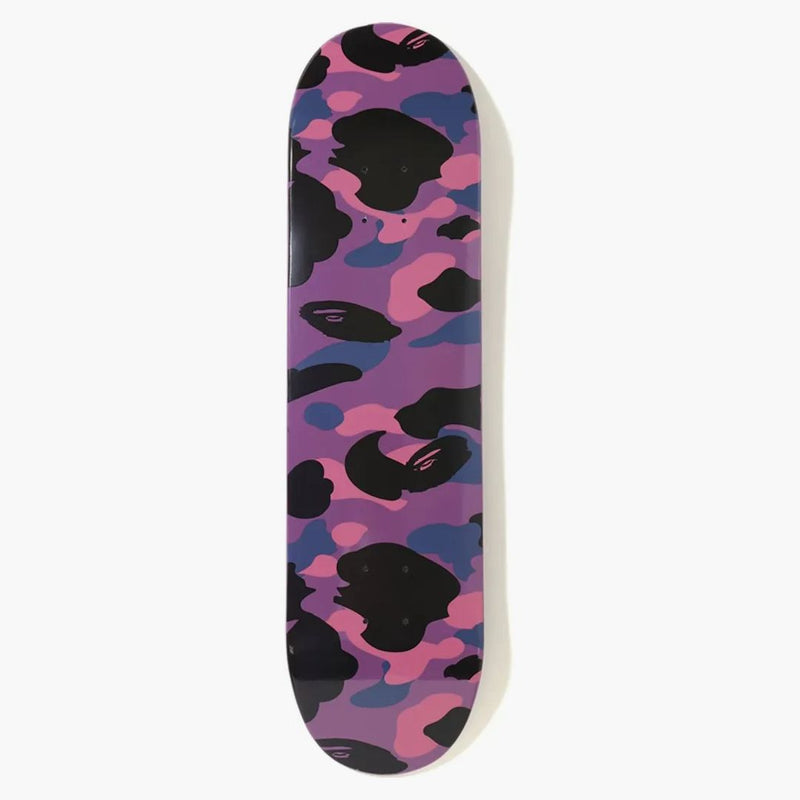 Bape Color Camo Skateboard Purple