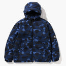 Bape Color Camo Relaxed Fit Down Jacket Navy