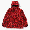 Bape Color Camo Snowboard Jacket (FW22) Red