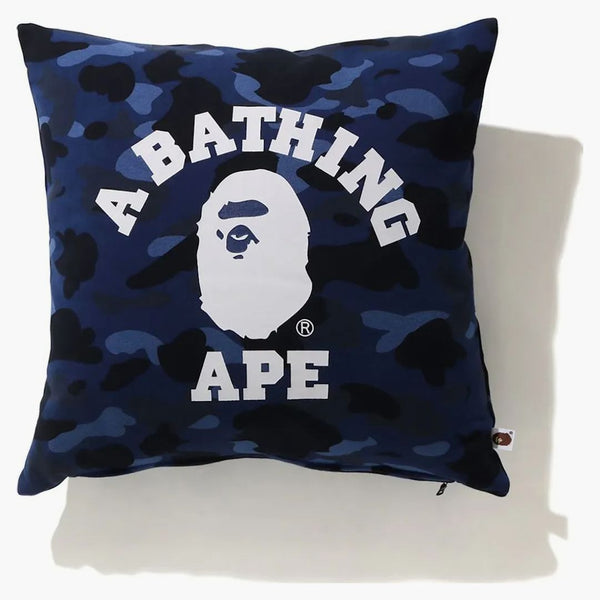 Bape Color Camo Square Cushion Navy