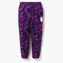 Bape Color Camo Sweat Pants (fw22) Purple