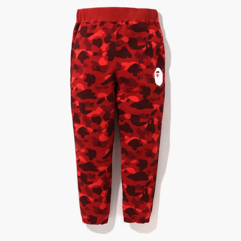 Bape Color Camo Sweat Pants (FW22) ČERVENÉ