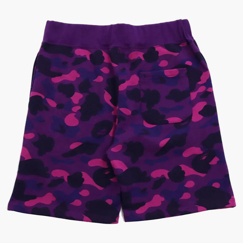 BAPE Color Camo Sweat Shorts (FW21) fialové