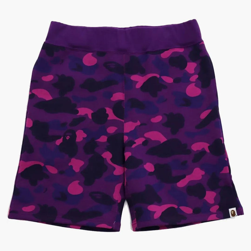 BAPE Color Camo Sweat Shorts (FW21) fialové