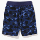 Bape Color Camo Sweat Shorts (SS22) Navy