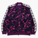 Bape Color Camo Tape Jersey Top Purple