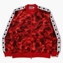 Bape Color Camo Tape Jersey Top Red