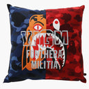 Bape Color Camo Tiger Shark Half Square Cushion Navy