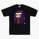 Bape Color Camo Transform Big Ape Head Tea Black/Purple