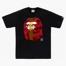 Bape Color Camo Transform Big Ape Head Tea Black/Red