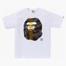 Bape Color Camo Transform Big Ape Head Tea White/Black
