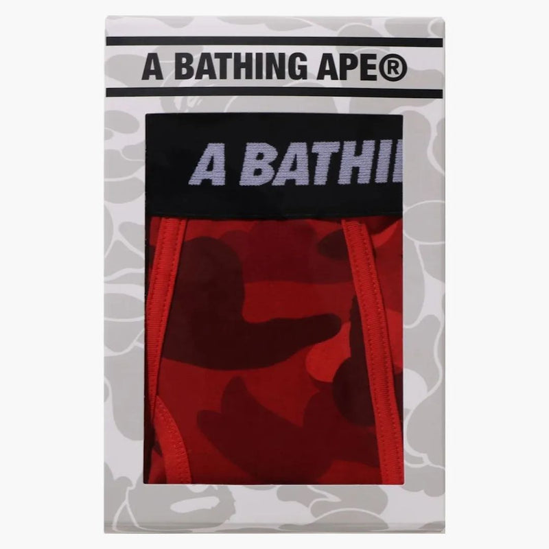 Bape color camo tronchi rosso