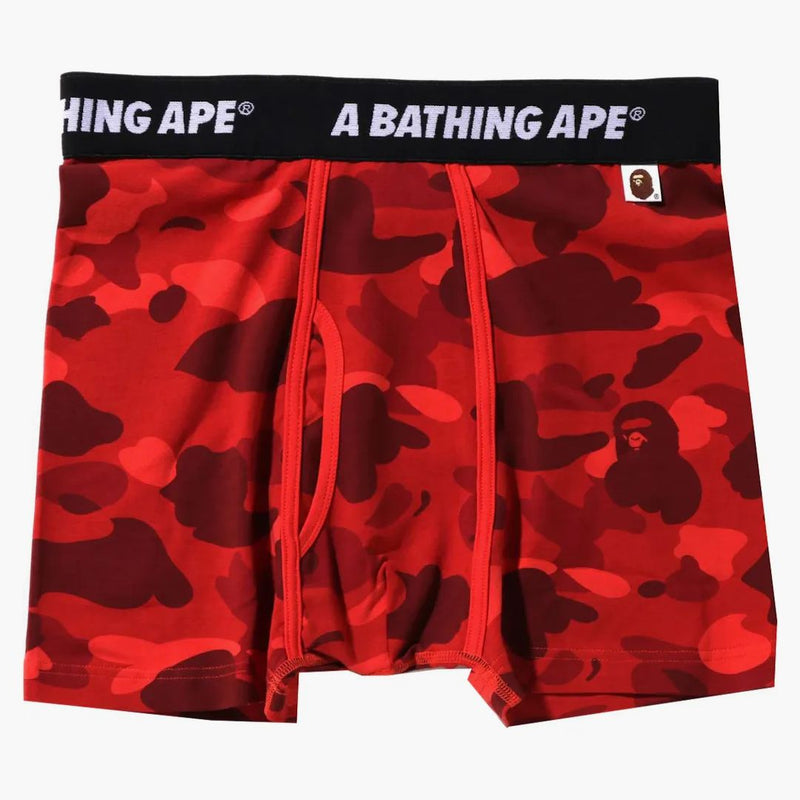 Bape color camo tronchi rosso