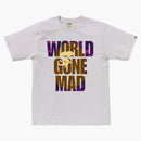 BAPE Color Camo WGM APE HEAD Överlappa tee grått