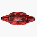 Bape Color Camo Waist Bag Red