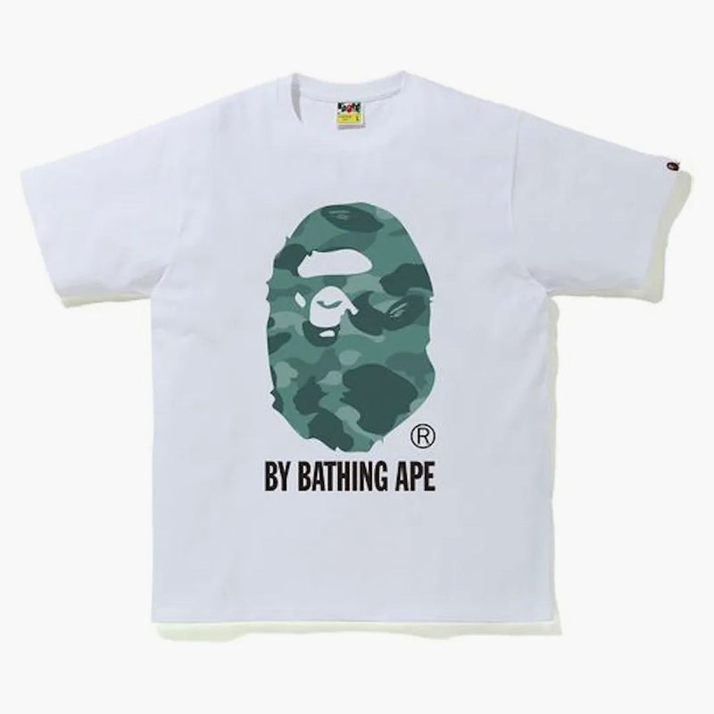 BAPE COLORE CAMO COME BAME APE TEE BIANCO/VERDE