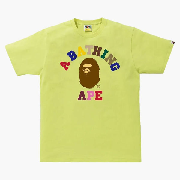Bape Colors College Tee Green