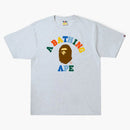 Bape Colors College Tee (ss22) Gray
