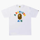Bape Colors College Tea (SS22) Bianco