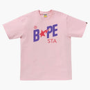 Bape Colors Sta Tee Tee Pink
