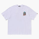 Bape Comic Art Ape Head rilassato Fit Tee White