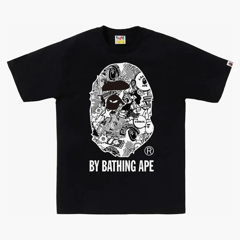 Bape Comic Art Ape Head Tea Black