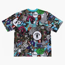 Bape Comic Art Relaked Fit Tea Multicolor