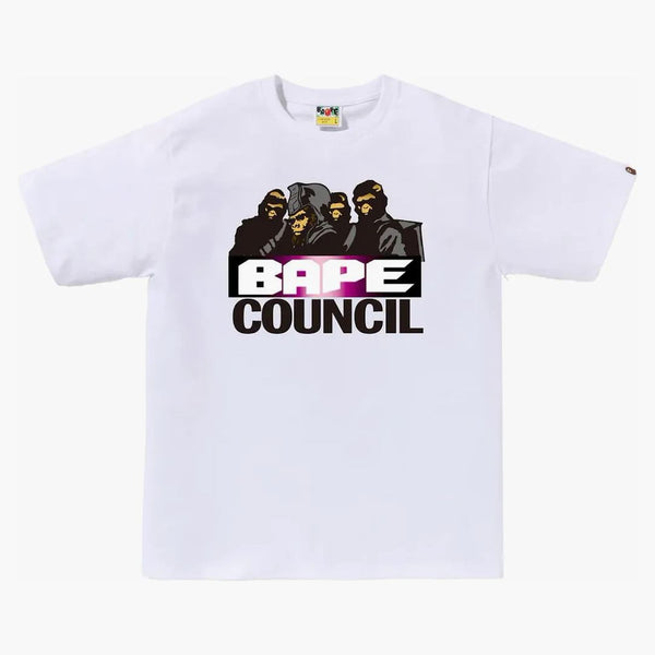 Bape Council Tee White