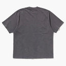 Bape Crack Print Pattern Logo Relaxed Fit Tee Black