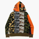 Bape Crazy Camo Mad Shark Relaxed Full Zip Hoodie Multi