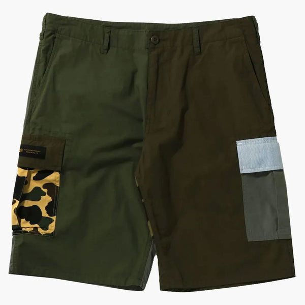 Bape Crazy Pattern 6 Pocket Wide Fit Shorts Multi