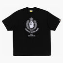 Bape Crest College Logo Relaxed Fit Tea Black