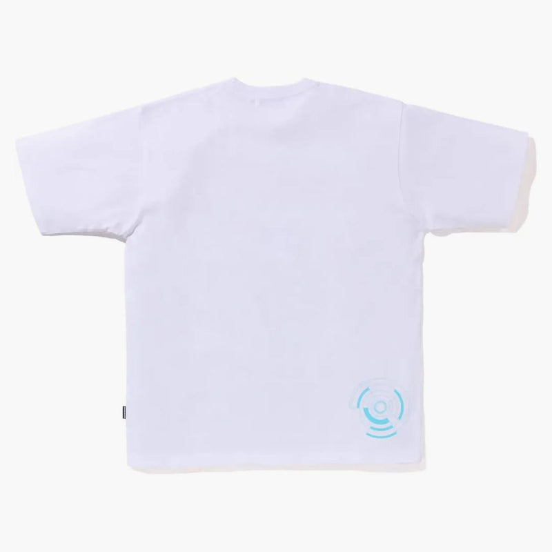 Bape cyber da bagno cyber scimmia rilassata tee white