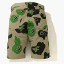 Bape Def Camo Wide Shorts Beige