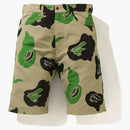 Bape Def Camo Wide Shorts Beige