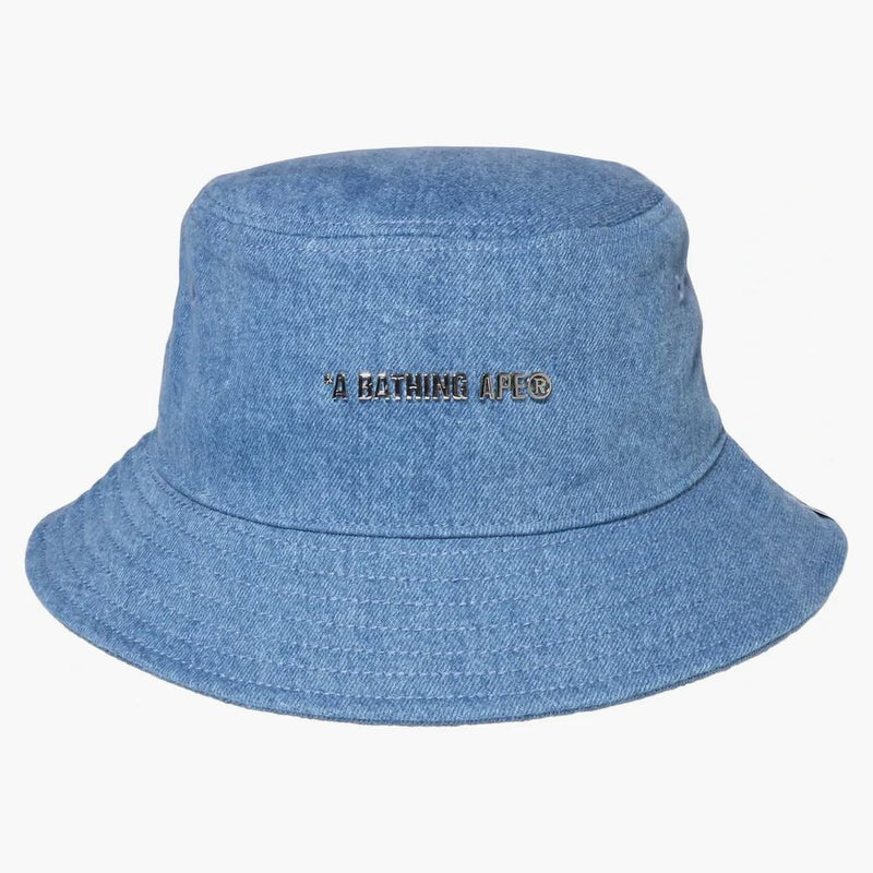 Bape Denim Bucket has Light Indigo