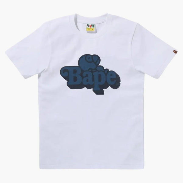 Bape denim milo on bape tea white white