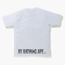 Bape Desert Camo Ape Face TEE WHITE/BLACK