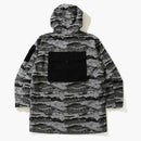 Bape Desert Camo Loose Fit Military Jacket Black