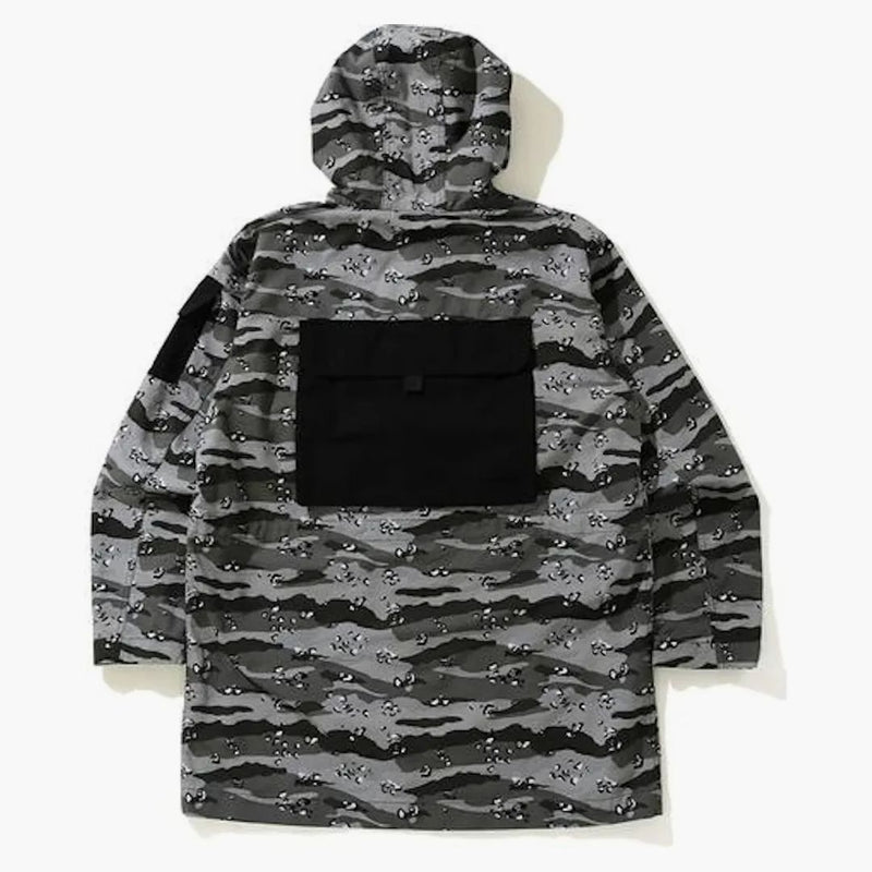 Bape Desert Camo Loose Fit vojenské bunda černá