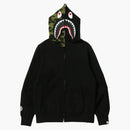Bape Detachable Shark Full Zip Hoodie Black