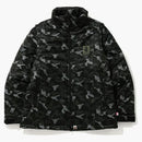 Bape Digital Camo Detail Padded Jacket Black