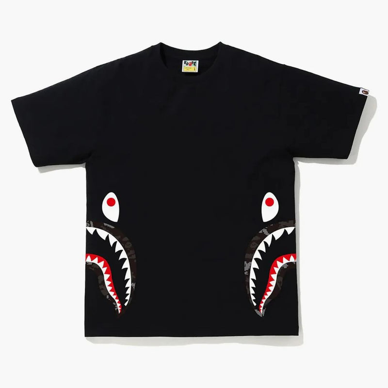 BAPE Digital Camo Side Shark Tea Té Negro/Negro
