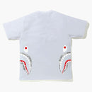 Bape Digital Camo Side Shark Tee White/Gray