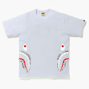 Bape Digital Camo Side Shark Tee White/Gray