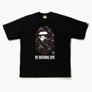 BAPE DIGITÁLNÍ CAMO od koupání lidoop uvolněný čaj černá/černá