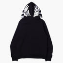 Bape Digital Shark Full Zip Hoodie Black