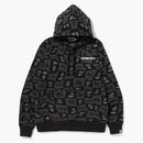 Bape distortion sweater hoodie black