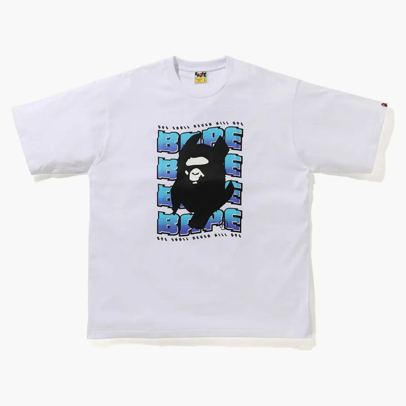 Bape distortion relaxed tea white white